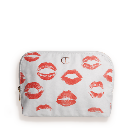 1ST EDITION MAKE-UP-TASCHE LIPPENMUSTER-CANVAS-MAKE-UP-TASCHE