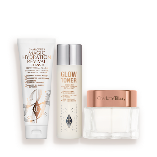 CHARLOTTE’S MAGIC CLEANSE, TONE & GLOW SET – Hautpflege-Set