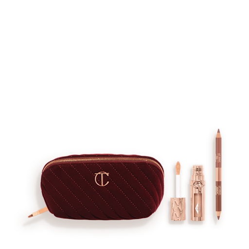 MAKE-UP-TASCHE MIT GEHEIMNISSEN ZUR LIPPENFORMUNG – LIPPEN-SET & MAKE-UP-TASCHE